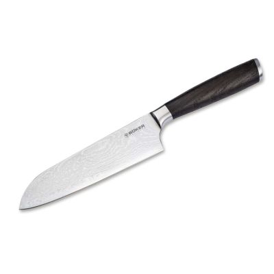 Böker Solingen Meisterklinge Damast Santoku Knife