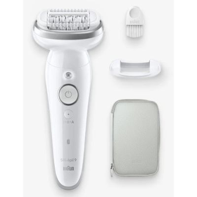 BRAUN Silk-epil 9-011 3D IPL Epilator, Wet and Dry, White, Gold