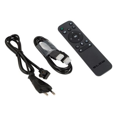 4. BLOW PORTABLE PROJECTOR ANDROIDTV HD CINEMA SOUND + BLACK CASE