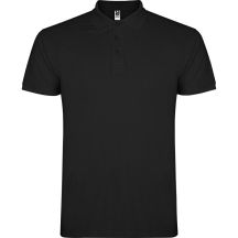 Black short-sleeved POLO shirt