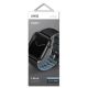 3. Uniq Linus Apple Watch Series 4/5/6/7/8/SE/SE2/Ultra strap 42/44/45mm. Airosoft Silicone black/midnight black