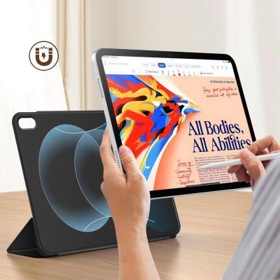 6. Tech-Protect Smartcase Magnetic for iPad 10.9” 2022 / iPad 11” 2025 - black
