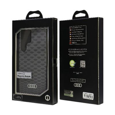 7. Audi IML Stitching Pattern MagSafe Case S24 Ultra S928 black/black hardcase AU-IMLMS24U-Q5/D3-BK