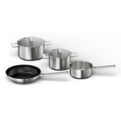BOSCH HEZ9SE040 pot set - 3 pots with lid + frying pan