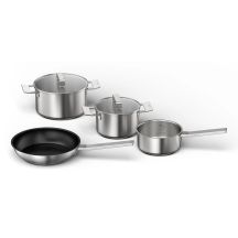BOSCH HEZ9SE040 pot set - 3 pots with lid + frying pan