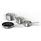 BOSCH HEZ9SE040 pot set - 3 pots with lid + frying pan