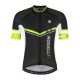 Rogelli Gara Mostro II Black-Yellow Cycling Jersey S
