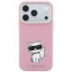3. Karl Lagerfeld Smooth Choupette Sketch MagSafe Case for iPhone 18 Pro / 17 Pro - Pink