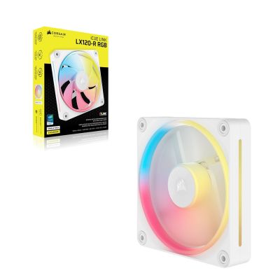 3. CORSAIR 120*120*25 LX120-R RGB iCUE Link Single fan (W)