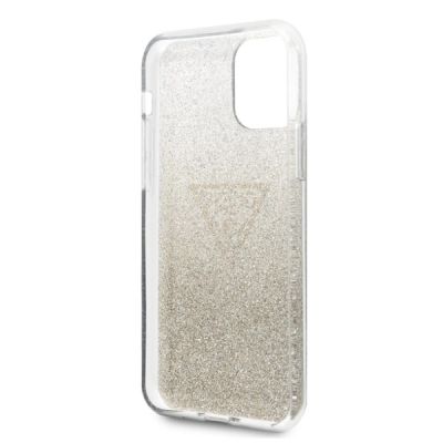 6. Guess GUHCN65SGTLGO iPhone 11 Pro Max gold/gold hard case Glitter Triangle