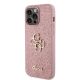 2. Guess GUHCP15LHG4SGP iPhone 15 Pro 6.1" pink/pink hardcase Glitter Script Big 4G