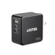 3. UNITEK GAN CHARGER, PD 65W 2X USB-C, USB-A