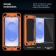 3. Tech-Protect Quick Set+ Tempered Glass for Samsung Galaxy S25 - Transparent