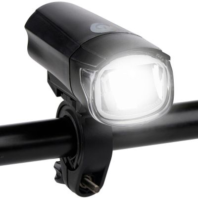 15. FRONT BIKE LAMP CERTIFIED TWO LIGHT MODES POWERED BY DUNLOP BATTERY