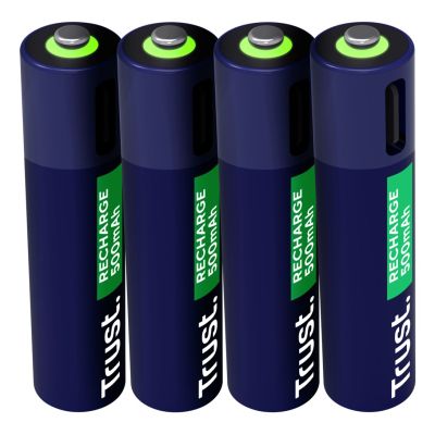 2. Trust AAA Batteries USB-C RECHARGEABLE BATTERIES 4P