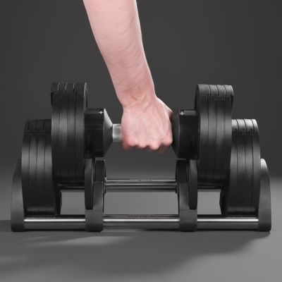 16. REBEL ACTIVE ADJUSTABLE CAST IRON DUMBBELL AUTOMATIC 36KG, 2KG STROKE RBA-2332-36