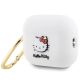 3. Hello Kitty Silicone 3D Kitty Head case for AirPods Pro 2 (2022/2023) - white