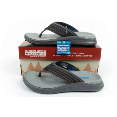 11. Skechers Sargo Flip-Flops M 204383 CHAR