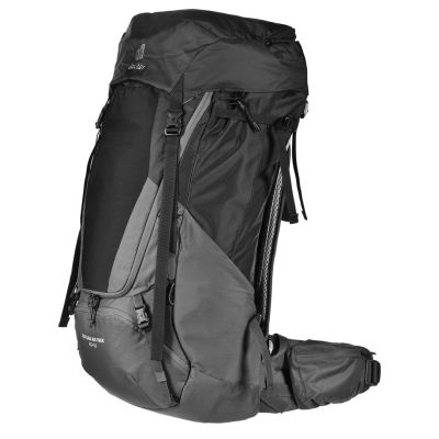 4. Deuter Futura Air Trek 60 + 10 black-graphite hiking backpack