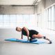 7. Club fitness mat with holes HMS Premium MFK03 blue-black