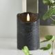 15. DECORATIVE CANDLE 70x130MM LED WAX BLACK