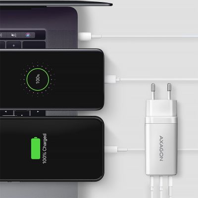 6. Axagon ACU-DPQ65W Mobile Device Charger Universal White AC Fast Charging Internal