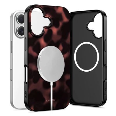 2. Tech-Protect Lamano MagSafe case for iPhone 16 - black and red