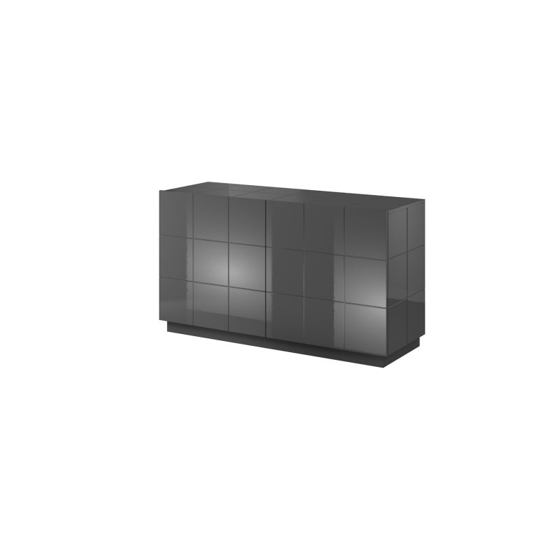 2. 2D REJA chest of drawers graphite gloss/graphite gloss