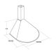 2. AKPO WK-5 RONDO TURBO 50 INOX chimney hood (500mm; stainless steel)