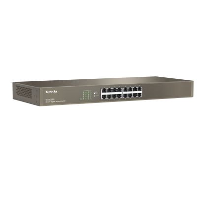 Tenda TEG1016G Network Uplinks Unmanaged Gigabit Ethernet (10/100/1000) 1U Blue