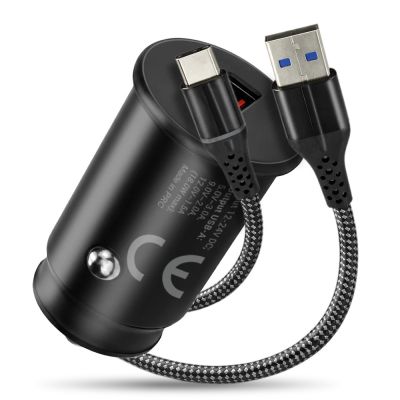 EVERACTIVE CAR CHARGER 1 X USB BLACK + CABLE CC-15QC