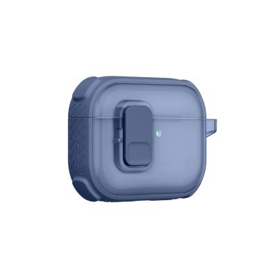 5. AmazingThing Titan Pro Mag Case Clear for AirPods Pro 3 - Blue