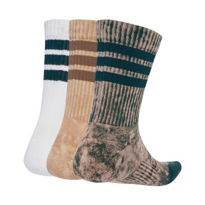 2. adidas Stonewash Crew 3 Pairs 3 Stripes Crew JX5531 socks