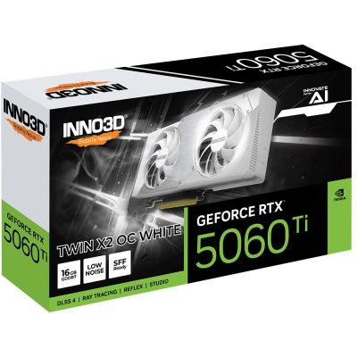 2. INNO3 RTX 5060 Ti Twin X2 OC WHITE 16GB graphics card