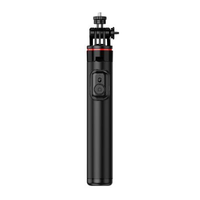 5. Selfie stick WC12YDS 1.3m aluminum alloy telescopic tripod with dual lamp and phone holder - black