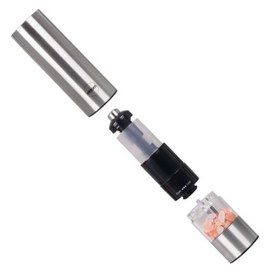 11. ELDOM ELECTRIC PEPPER AND SALT GRINDER MP24 GRIND SILVER