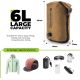 2. Qunature waterproof bag with valve khaki 6l