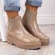 11. Galoshes lacquered on the Big Star W INT1918B platform, beige