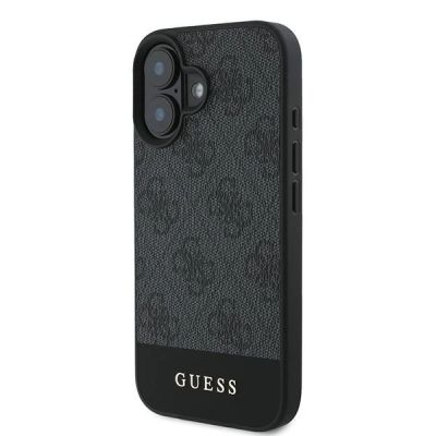 2. Guess 4G Bottom Stripe Case for iPhone 16 Plus 6.7" - Gray