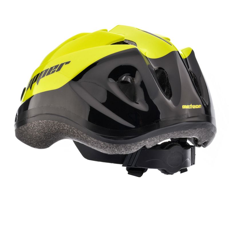 9. Meteor KS07 M 52-56 cm Apper yellow bicycle helmet