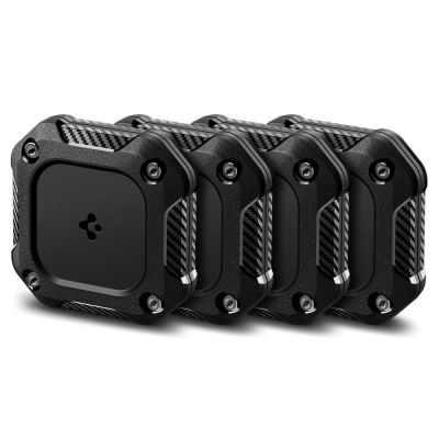 Spigen Tough Armor 4-Pack Case for Apple AirTag 1/2 - Black