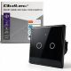 7. QOLTEC LIGHT ON/OFF SWITCH | TOUCH 2-CHANNEL | WI-FI | TIMER | TUYA | BLACK