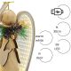 3. DECORATIVE WOODEN ANGEL LED height: 30CM USB