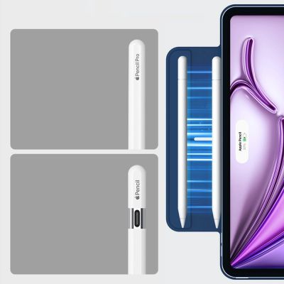 4. ESR Rebound Magnetic Case for iPad Pro 12.9” 2020 / 2021 / 2022 / iPad Air 13” 2024 / 2025 - Blue