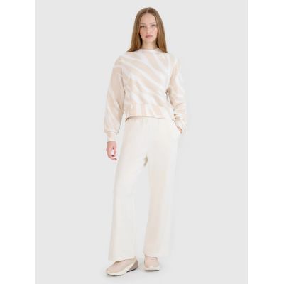 2. Women's sweatshirt without zipper and hood 4F 4FWSS25TSWSF1579-11A