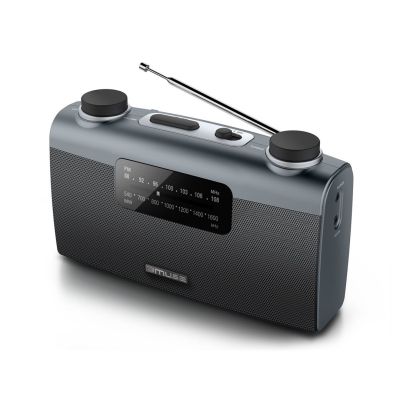 3. Muse M-058 R Portable Analog Black, Gray