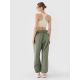 6. Women's casual oversize parachute pants 4F 4FRSS24TTROF1330-44S