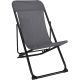 3. FOLDABLE STEEL TEXTILENE GRAPHITE DECKCHAIR