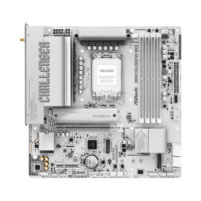 3. ASRock B860M Challenger WiFi White 1851 mATX HDMI/DP DDR5