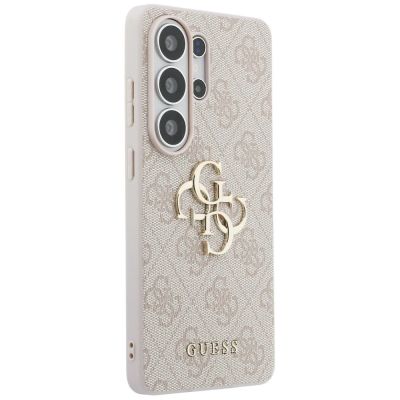 4. Guess 4G Big Metal Logo Case for Samsung Galaxy S26 Ultra - Pink